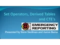SQL Query Training - 70-461 Set Operators Derived Tables and CTEs