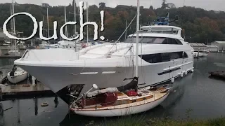 $24m Yacht Slams Into Dock Next To Us! – Onboard Lifestyle ep.85