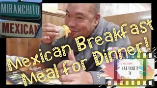 Mukbang Mexican Breakfast for Dinner Mi Ranchito Cafe