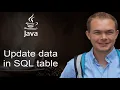 Java PostgreSQL Database - 05 Update data into Java database