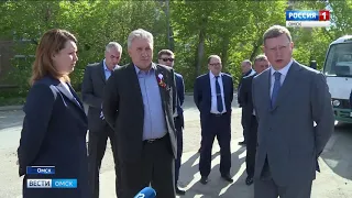 Александр Бурков совершил рабочую поездку по Омску