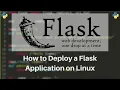How to Deploy Flask Application with Apache2 and Mod WSGI