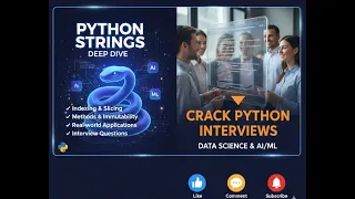 3 Python Strings for Jobs Interviews Indexing Slicing Methods Best Practices