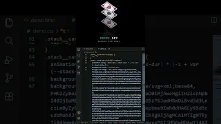 Stacked Cards Effect Animation using HTML CSS