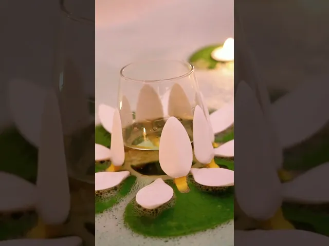 Bath Lilies - Wine Lily and CandleLily - Bath Wine Holder, and Tub Candle Floats, Frog video thumbnail