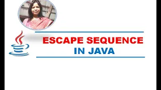 Escape Sequence Java