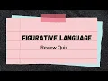 Figurative Language Quiz little explorers