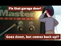 Garage door closes but then opens again Learn how to fix