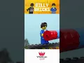 Lagu The Rotating Arm Challenge Fail | LEGO Brick Games #shorts | Billy Bricks