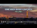 Lagu Donne maula-Bercinta Lewat kata(OST jatuh cinta seperti di film-film)
