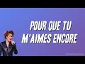 Céline Dion - Pour que tu m'aimes encore (Paroles)