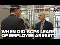 When and how did Baltimore County Schools learned of employee s arrest District won t say