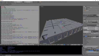 Random level creator written in Python for Blender 3D