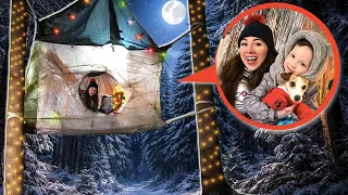 ДОМ ИЗ ПЛЁНКИ НА ДЕРЕВЕ - НОВЫЙ ГОД 2026 🎄 | Элли Ди