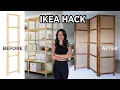 Ikea Hack Room Divider DIY Ivar Shelving Hack