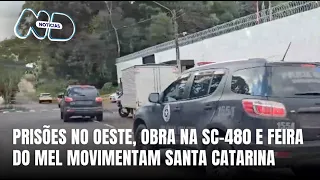 Operação do Gaeco cumpre 43 prisões; edital da SC-480 é lançado