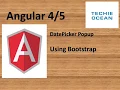 ANGULAR Datepicker using Bootstrap