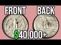 40 000 Two Tailed Quarters - Most Valuable Washington Quarters Flip Each One Over