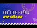 Python Tutorial Variables Strings and Integers