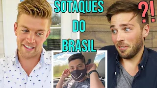 GRINGOS ADIVINHAM SOTAQUES DO BRASIL 🇺🇸🇧🇷