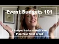 Event Budgets 101 Six Budget Basics to Help You Plan Your Next Event
