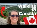 Walking to Canada Rainbow Bridge Border Crossing