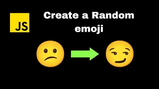 Random Emoji Generator Using Html Css And JavaScript