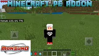 MİNECRAFT PE ADDON MOD MONSUNO ADDON MOD THE SHİNE YAPIMI
