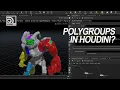 Understanding Attribute Promote and Houdini Polygroups or how to Split geometry by Color