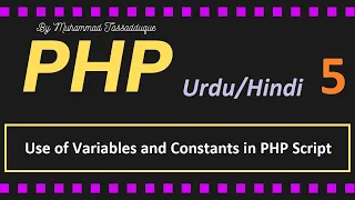Variables Constants in PHP Data types in PHP PHP Tutorial for beginners in Hindi Urdu