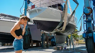 Boat Yard SPLASH DAY DISASTER Sailing GBU