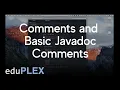Comments and Basic Javadoc Comments Java Syntax and Style AP Computer Science A eduPLEX