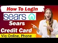 How to Login Sears Credit Card Sign on Sign in Sears Credit Card
