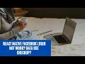 facebook login not work in react native What is Annual Data use checkup React Native Facebook