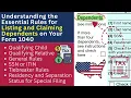 how to complete IRS Form 1040 - irs form 1040 step-by-step guide for dependents