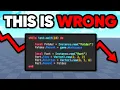 5 MISTAKES Beginner Roblox SCRIPTERS make