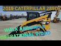 2019 CATERPILLAR 289D Skid Steer Loader Walk Around Operational 29 900