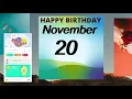 Secret of November 20 zodiac horoscope birt ay personality