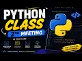 Python Class - 2nd Meeting Variables Data Types Operators