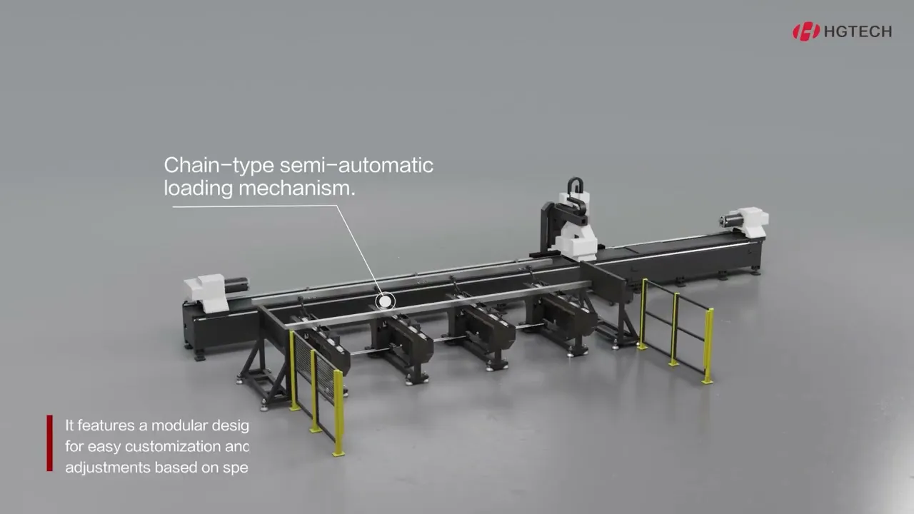 HGTECH Laser Product mechanism animation