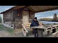 Lagu Building a Fisherman’s Cabin from Railway Sleepers | Bushcraft Shelter by the Lake