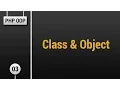 Learn Object Oriented PHP - Class and Object