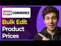 How to Bulk Edit All WooCommerce Product Prices Step-By-Step 2026 guide