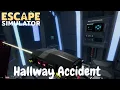 Escape Simulator Hallway Accident Keycard puzzle Replicator screen puzzle Metals puzzle