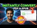 How to Convert PDF to EPUB Step-by-Step Tutorial