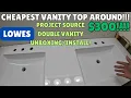 Project Source Cultured Marble Vanity Top