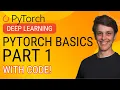 Pytorch Deep Learning Tutorial Deep Dive into Basics Part 1