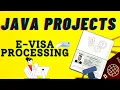 E-VISA PROCESSING CSE Minor Projects Java Mini Projects