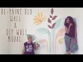 How to paint an Old wall DIY Minimal Wall Mural Ft Mayuri Shahane