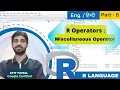 Miscellaneous Operator in R Language R Tutorial for Beginners R programming